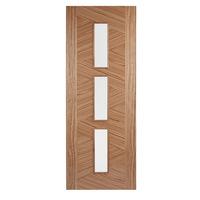 LPD Zeus Walnut Glazed Internal Door 78in x 27in x 35mm 1981 x 686mm