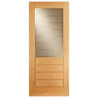 LPD Salvador Oak Glazed Internal Door 78in x 27in x 35mm (1981 x 686mm)