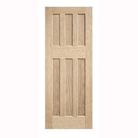 LPD Nostalgia DX 60 Style White Oak Internal Door 2032x813x35mm