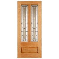 LPD Granada Oak Exterior Door 78in x 33in x 44mm (1981 x 838mm)