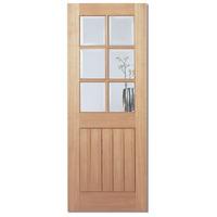 lpd mexicano oak 6 light glazed internal door 78in x 27in x 35mm 1981  ...