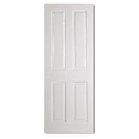 LPD Textured 4 Panel White Moulded Internal Door 78in x 33in x 35mm (1981 x 838mm)