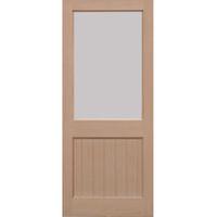 LPD 2XG Hemlock Unglazed Exterior Door 80in x 32in x 44mm (2032 x 813mm)