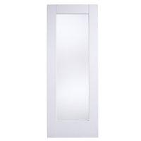 LPD Shaker White Primed 1 Lite Glazed Internal Door 80in x 32in x 35mm (2032 x 813mm)