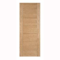 LPD Hampshire Oak Pre-finished Semi Solid Internal Fire Door 1981x610x44mm