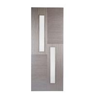LPD Hermes Choco Grey Glazed Internal Door 78in x 33in x 35mm 1981 x 838mm