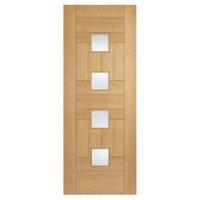 LPD Quebec Oak Glazed Internal Door 78in x 33in x 35mm (1981 x 838mm)