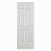 LPD White Moulded Smooth 6 Panel Semi Solid Internal Door 1981x686x35mm