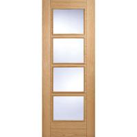 lpd vancouver oak 4 lite glazed internal door 78in x 27in x 35mm 1981  ...