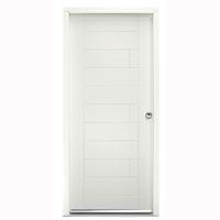 LPD Enduradoor Portomaso Pre-finished Left Hand Exterior Door in White 1981x838x38mm