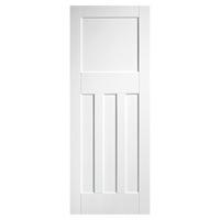 LPD DX White Primed FD30 Internal Fire Door 78in x 33in x 44mm (1981 x 838mm)