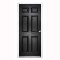 LPD Enduradoor Colonial 6 Panel Pre-finished Left Hand Exterior Door in Red 1981x838x38mm