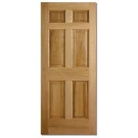 LPD Colonial 6 Panel Hardwood Exterior Door 80in x 32in x 44mm (2032 x 813mm)