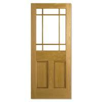 LPD Downham Oak Unglazed Internal Door 80in x 32in x 35mm (2032 x 813mm)