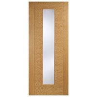 LPD Aragon Oak Glazed Internal Door 78in x 33in x 35mm (1981 x 838mm)