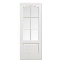 LPD Kent White Composite Glazed Internal Door 80in x 32in x 35mm (2032 x 813mm)