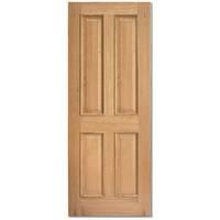 LPD Regency Oak 4 Panel Raised Moulding Internal Door 78in x 24in x 35mm (1981 x 610mm)