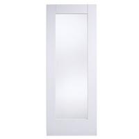 LPD Shaker White Primed 1 Lite Glazed Internal Door 78in x 27in x 35mm (1981 x 686mm)