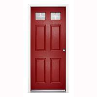 LPD Enduradoor Colonial Top Light Pre-finished Right Hand Exterior Door in White 1981x838x38mm