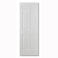 LPD White Moulded Smooth 6 Panel Semi Solid Internal Door 1981x762x35mm