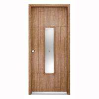 LPD Enduradoor Fernando Glazed Pre-finished Left Hand Exterior Door in White 1981x838x38mm