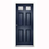 LPD Enduradoor Colonial Top Light Pre-finished Left Hand Exterior Door in Blue 1981x838x38mm