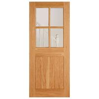 LPD Cottage Oak Exterior Door 80in x 32in x 44mm (2032 x 813mm)