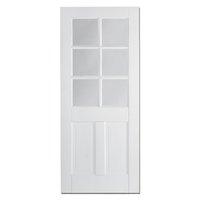 LPD Canterbury White Composite Glazed Internal Door 78in x 27in x 35mm (1981 x 686mm)