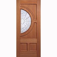 LPD Empress Zinc Clear Bevelled Double Glazed Hardwood Exterior Door Pair 1981x838x44mm