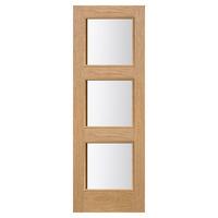 lpd brienz oak internal clear glazed door 78in x 30in x 35mm 1981 x 76 ...