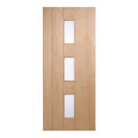 lpd copenhagen oak frosted double glazed exterior door 78in x 33in x 4 ...