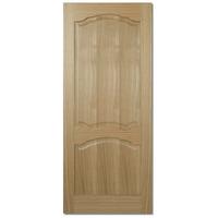 LPD Louis Oak Unfinished Internal Door 78in x 30in x 35mm (1981 x 762mm)