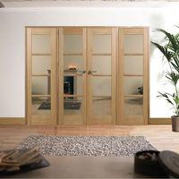 LPD Oslo Oak Internal Room Divider 80in x 97.6in x 35mm (2032 x 2479mm)