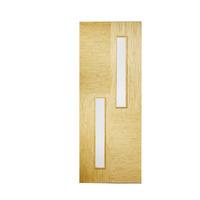 LPD Hermes Oak Glazed Internal Door 78in x 27in x 35mm 1981 x 686mm