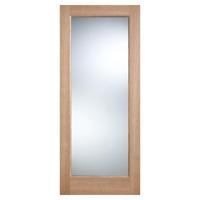 lpd pattern 10 oak clear double glazed exterior door 80in x 32in x 44m ...