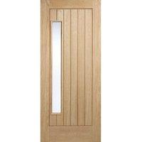 lpd newbury 1 light oak glazed exterior door 80in x 32in x 44mm 2032 x ...