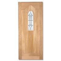 LPD Westminster Oak Lead Double Glazed Exterior Door 78in x 33in x 44mm (1981 x 838mm)