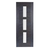 LPD Zeus Ash Grey Glazed Internal Door 78in x 30in x 35mm 1981 x 762mm