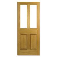 LPD Malton Oak Flat Panel Unglazed Internal Door 78in x 27in x 35mm (1981 x 686mm)