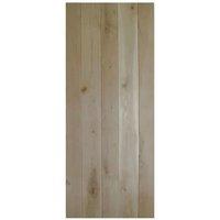 LPD Rustic Solid White Oak Ledged Door 78in x 33in x 35mm (1981 x 838mm)