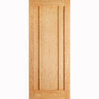 lpd lincoln pre finished oak 3 panel internal door 1981x838x35mm