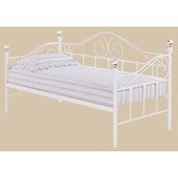 LPD Florence Metal Day Bed - White