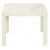 lpd puro high gloss cream lamp table