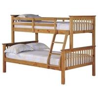 LPD Otto Trio Kids Bunk Bed - Antique Wax Pine