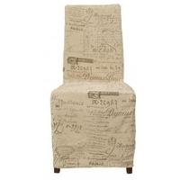 LPD Breton Vintage Fabric Dining Chair (Pair)