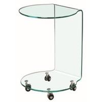 LPD Azurro Glass Lamp Table