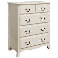 LPD Chantilly Antique Chest of Drawer - 3 + 2 Drawer