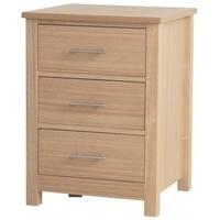 LPD Oakridge Bedside Cabinet - 3 Drawer