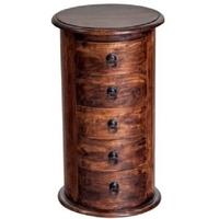 LPD Darjeeling Sheesham 5 Drawer Drum