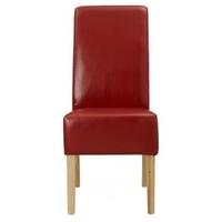 LPD Padstow Red Dining Chair (Pair)